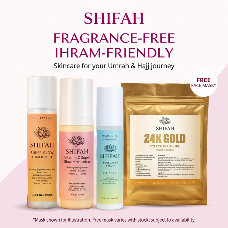 SHIFAH fragrance-free and ihram-friendly bundle