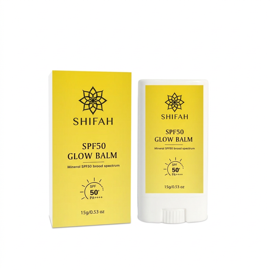 SHIFAH Mineral SPF50 Glow Balm Sunscreen Stick, 15g